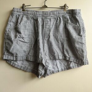 Old Navy Women’s Linen Striped Shorts 2X